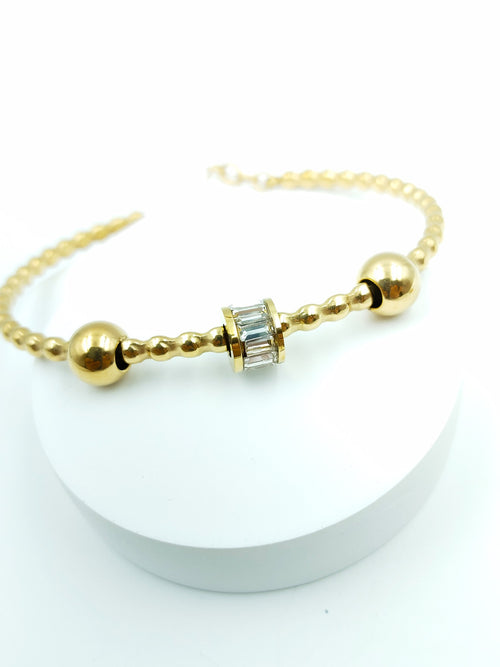 Beaded Cylinder Bracelet