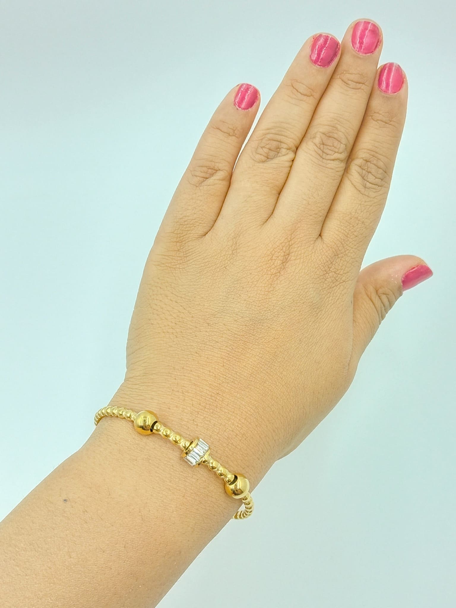 Beaded Cylinder Bracelet