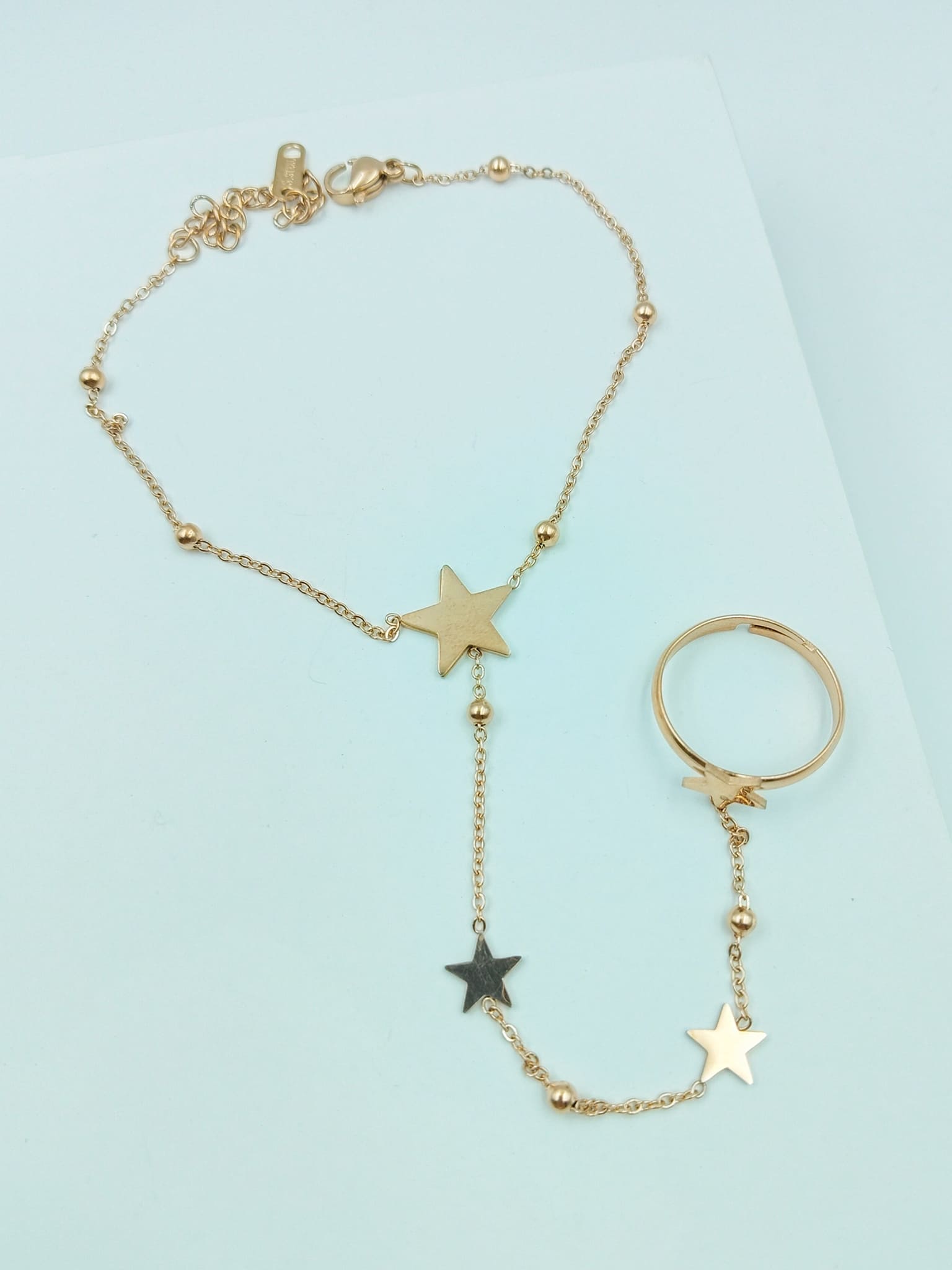 Celestial Star MOP Hand Chain