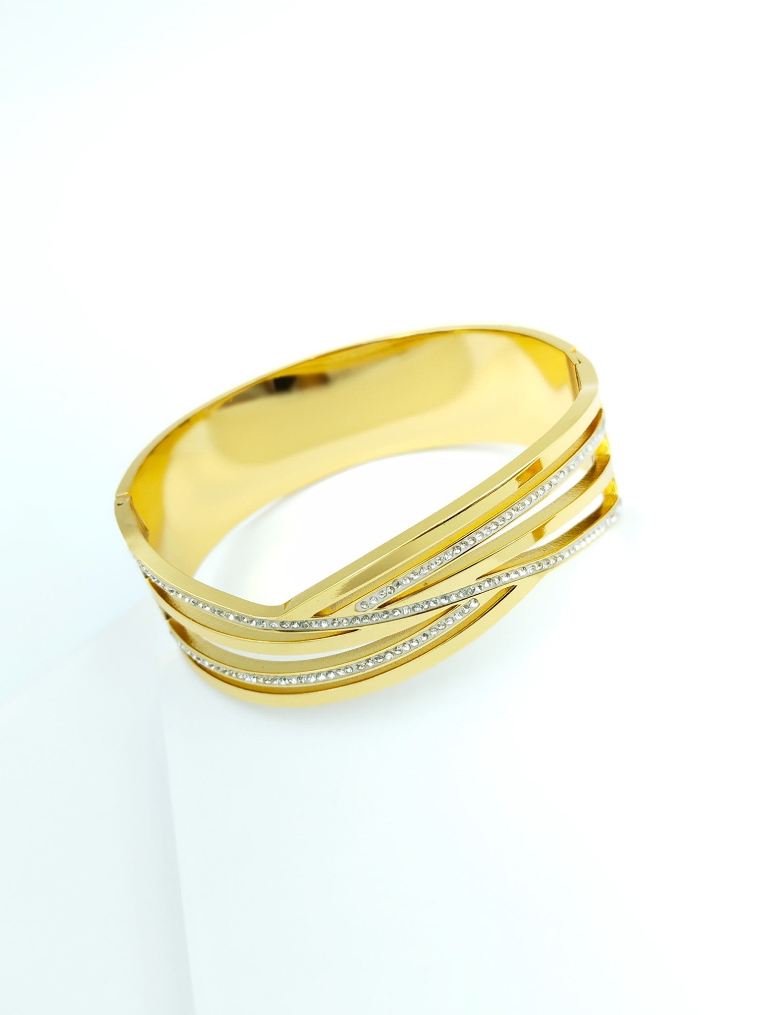 Crossover Wave Bracelet