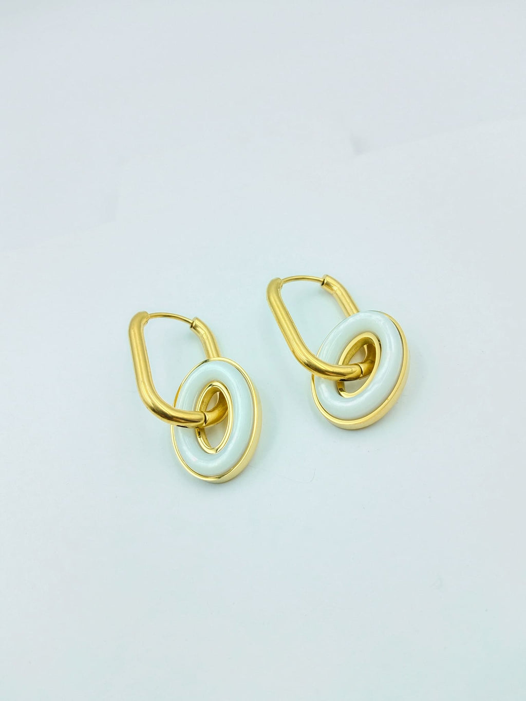 Duotone Chic Transformable Hoops: Your 3-in-1 Style Statement