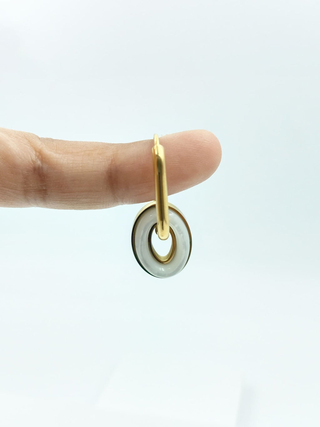 Duotone Chic Transformable Hoops: Your 3-in-1 Style Statement