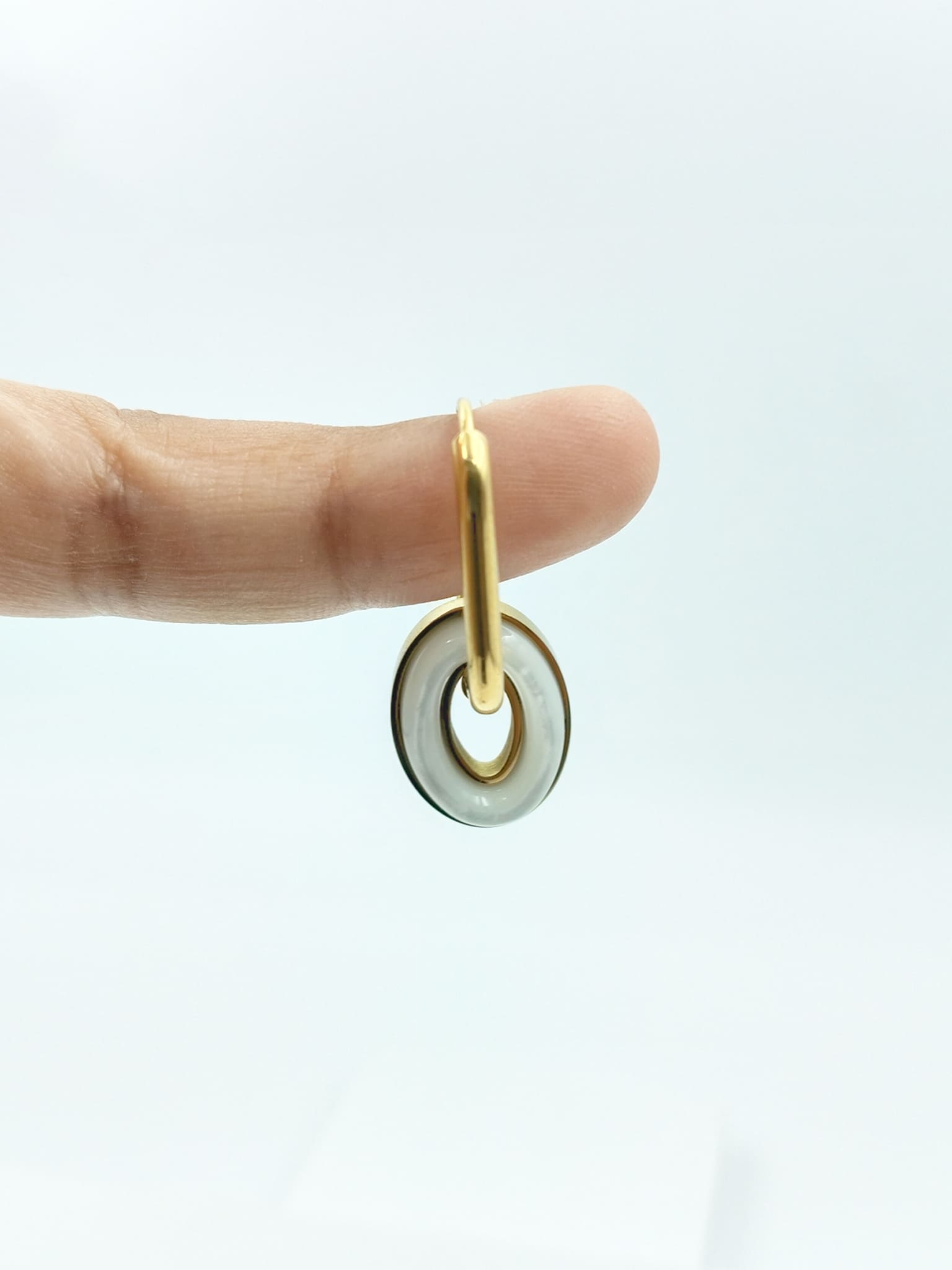 Duotone Chic Transformable Hoops: Your 3-in-1 Style Statement