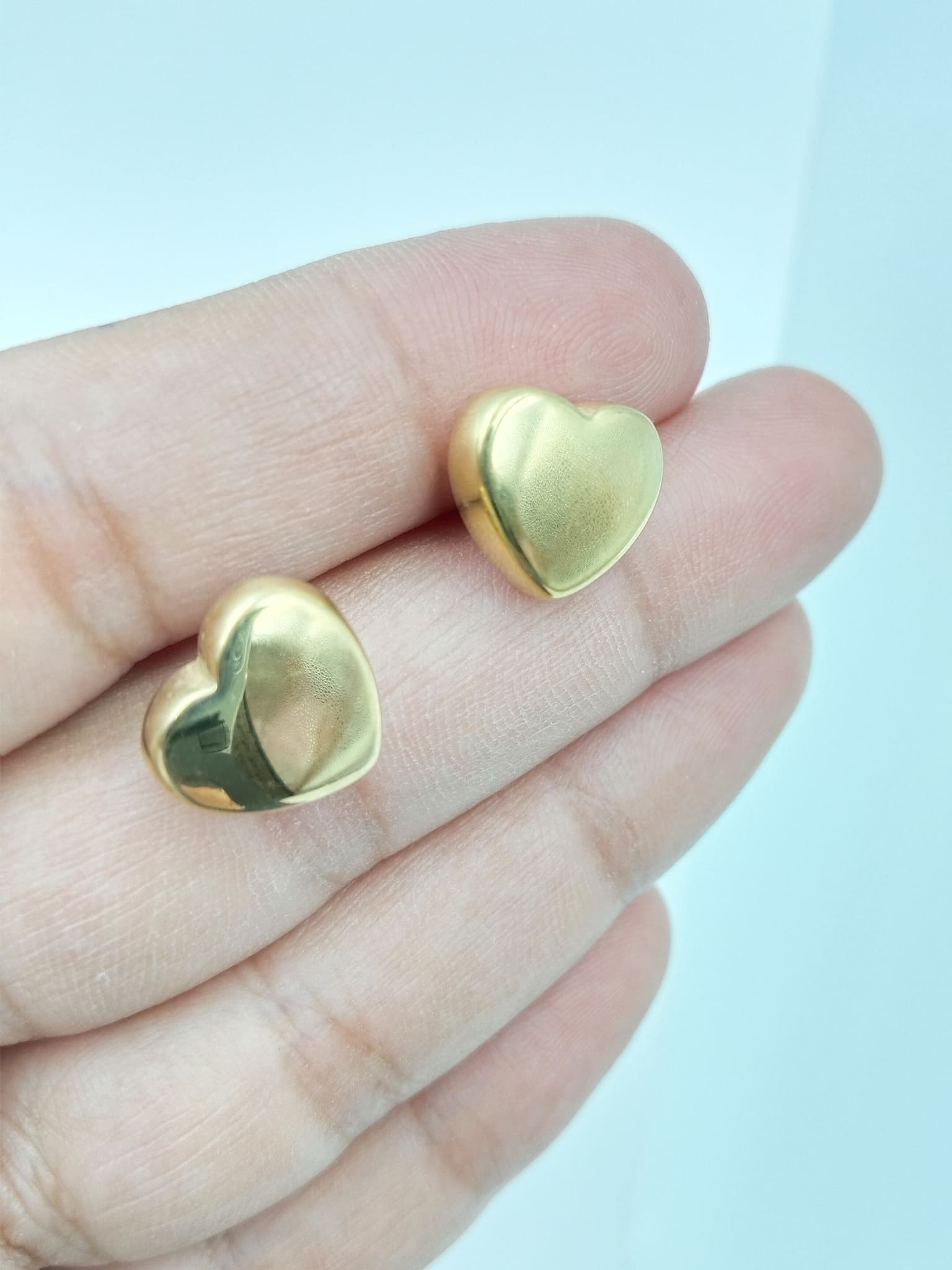 Elegant Heart Pendant Necklace Earring Set