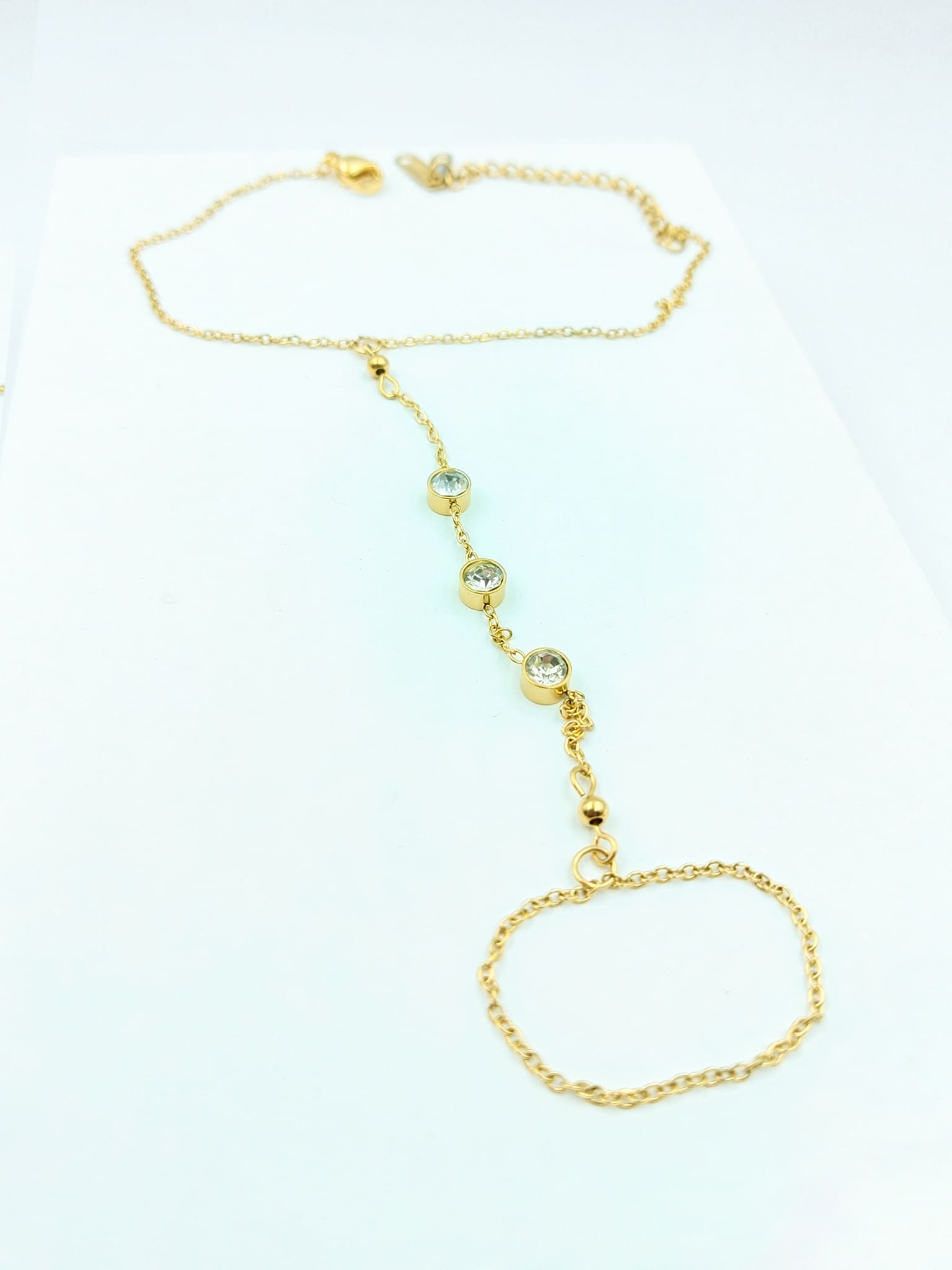Ethereal Sparkle Hand Chain