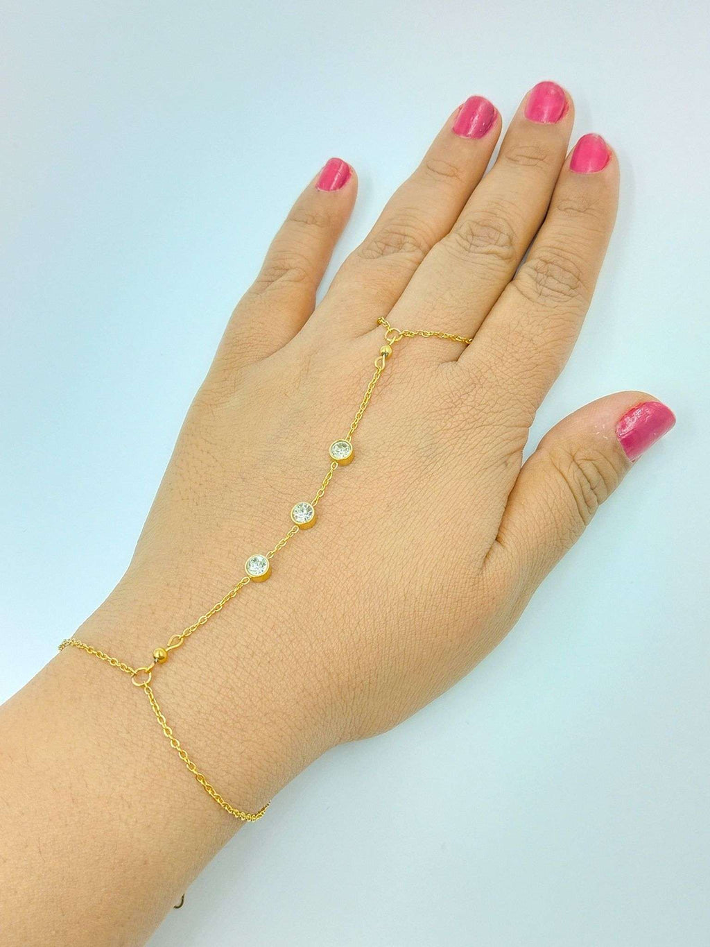 Ethereal Sparkle Hand Chain