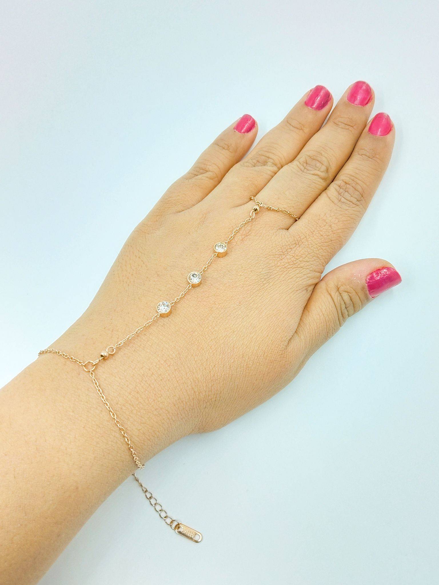 Ethereal Sparkle Hand Chain