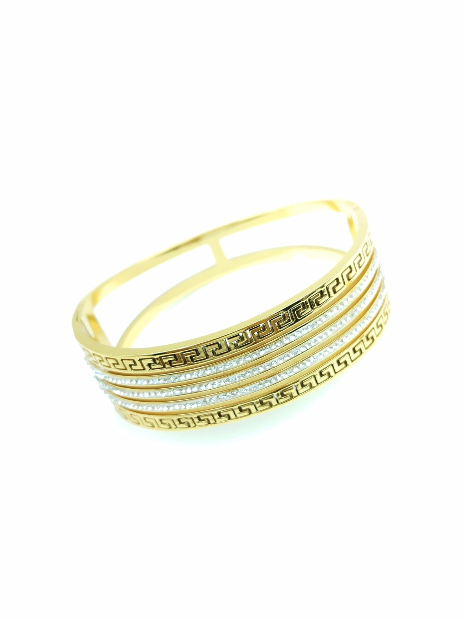 Greek Key Radiance Bracelet