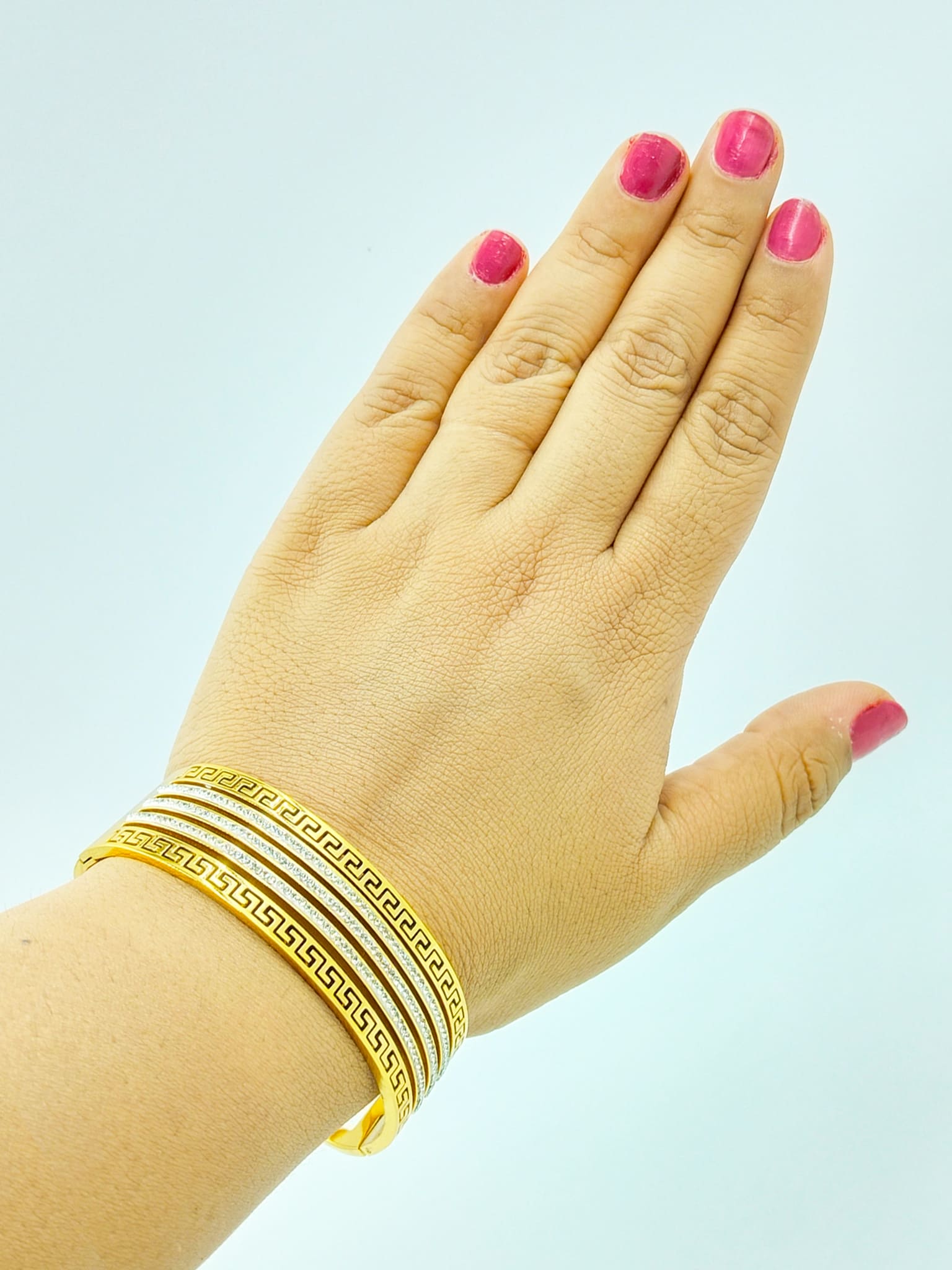 Greek Key Radiance Bracelet