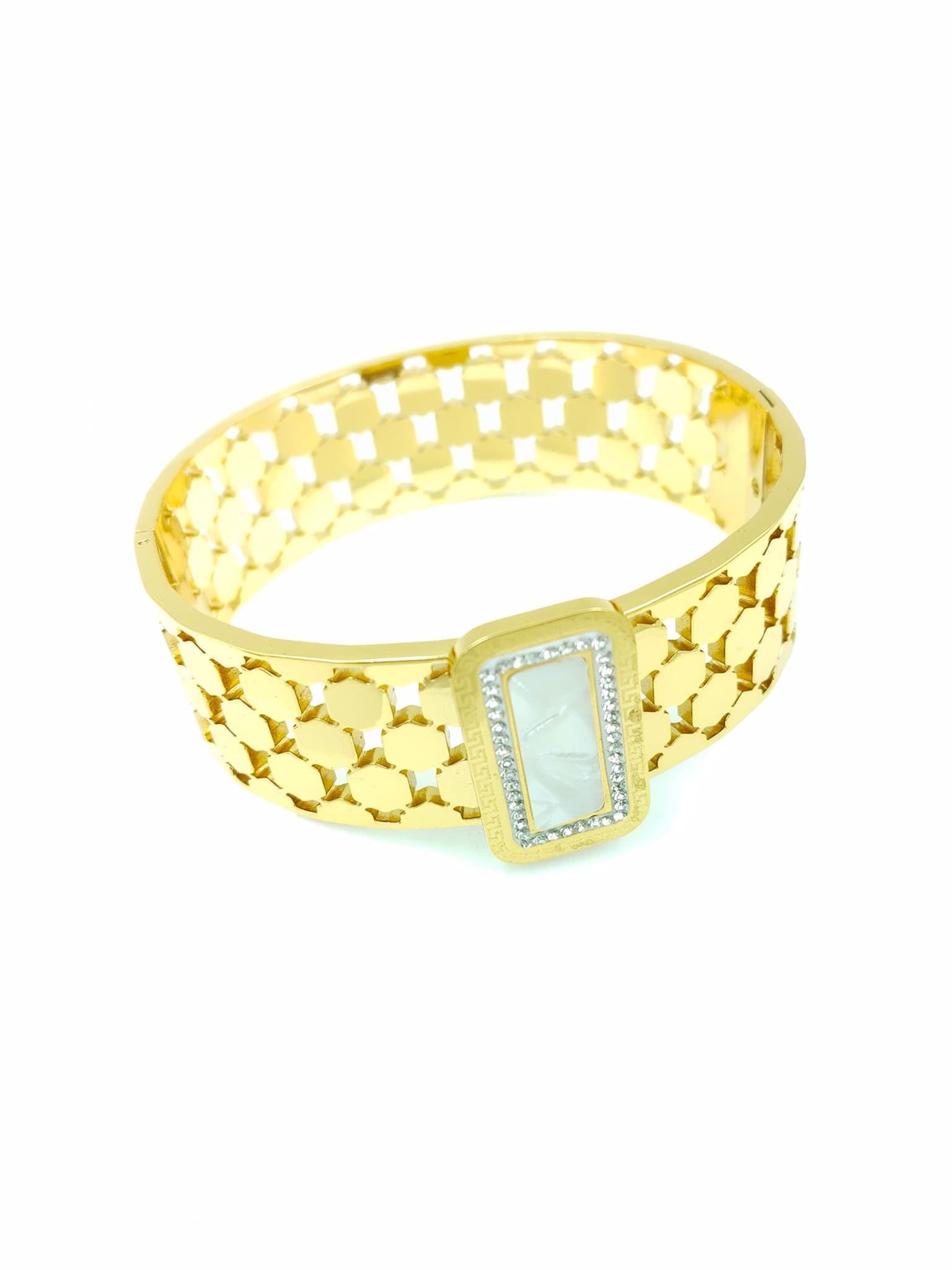 Honeycomb Gem Bracelet