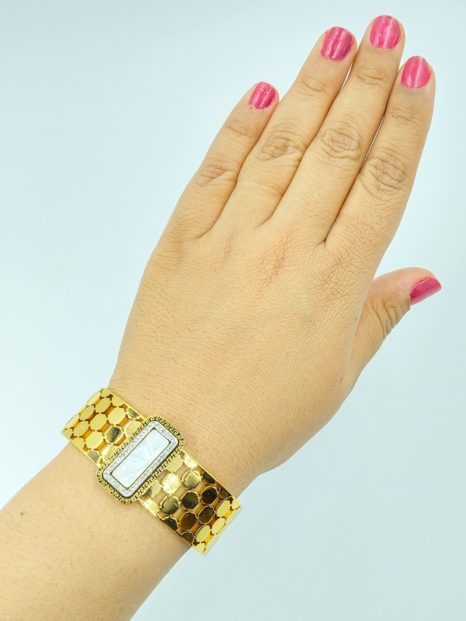 Honeycomb Gem Bracelet