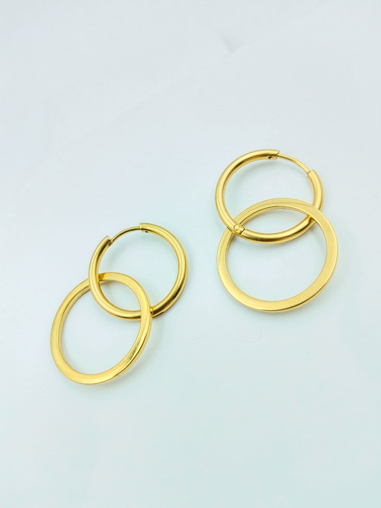 Infinite Style Convertible Hoops: Your 4-in-1 Luxe Set