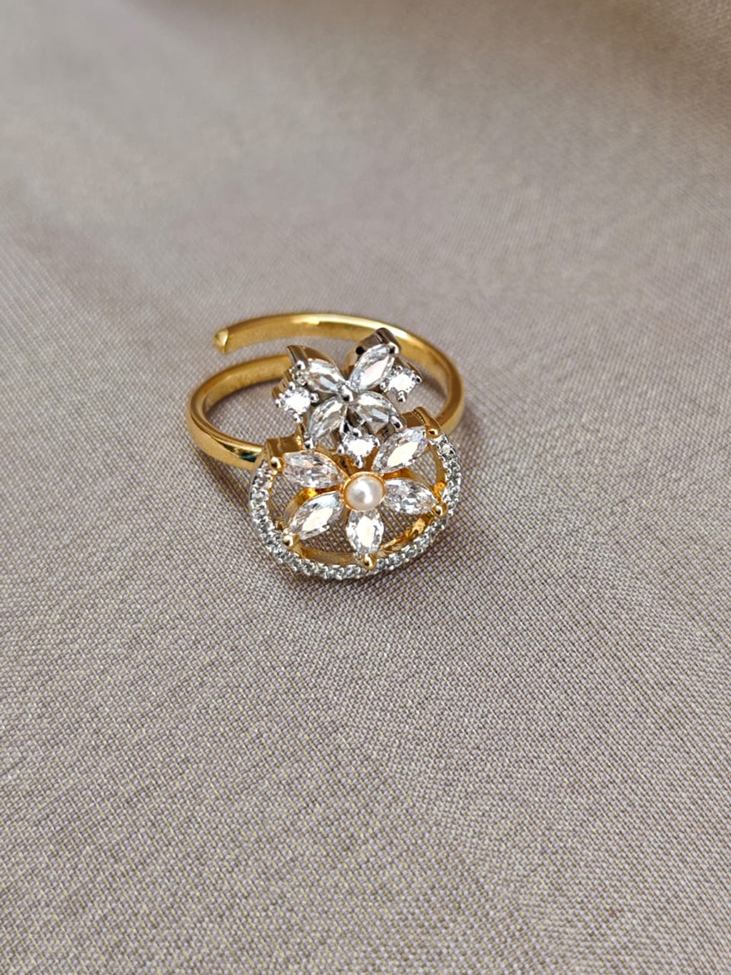 Floral Bloom AD Ring