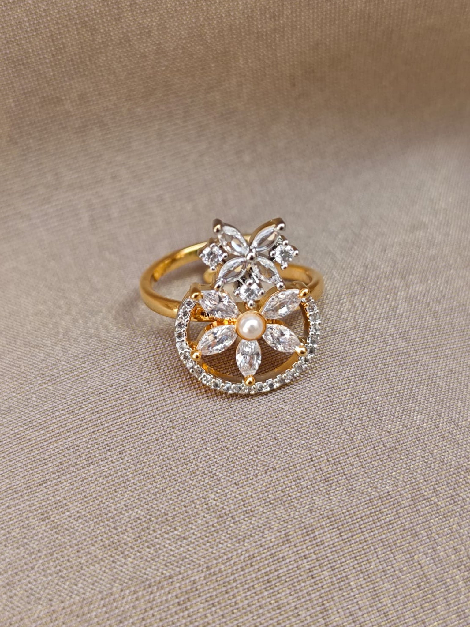 Floral Bloom AD Ring