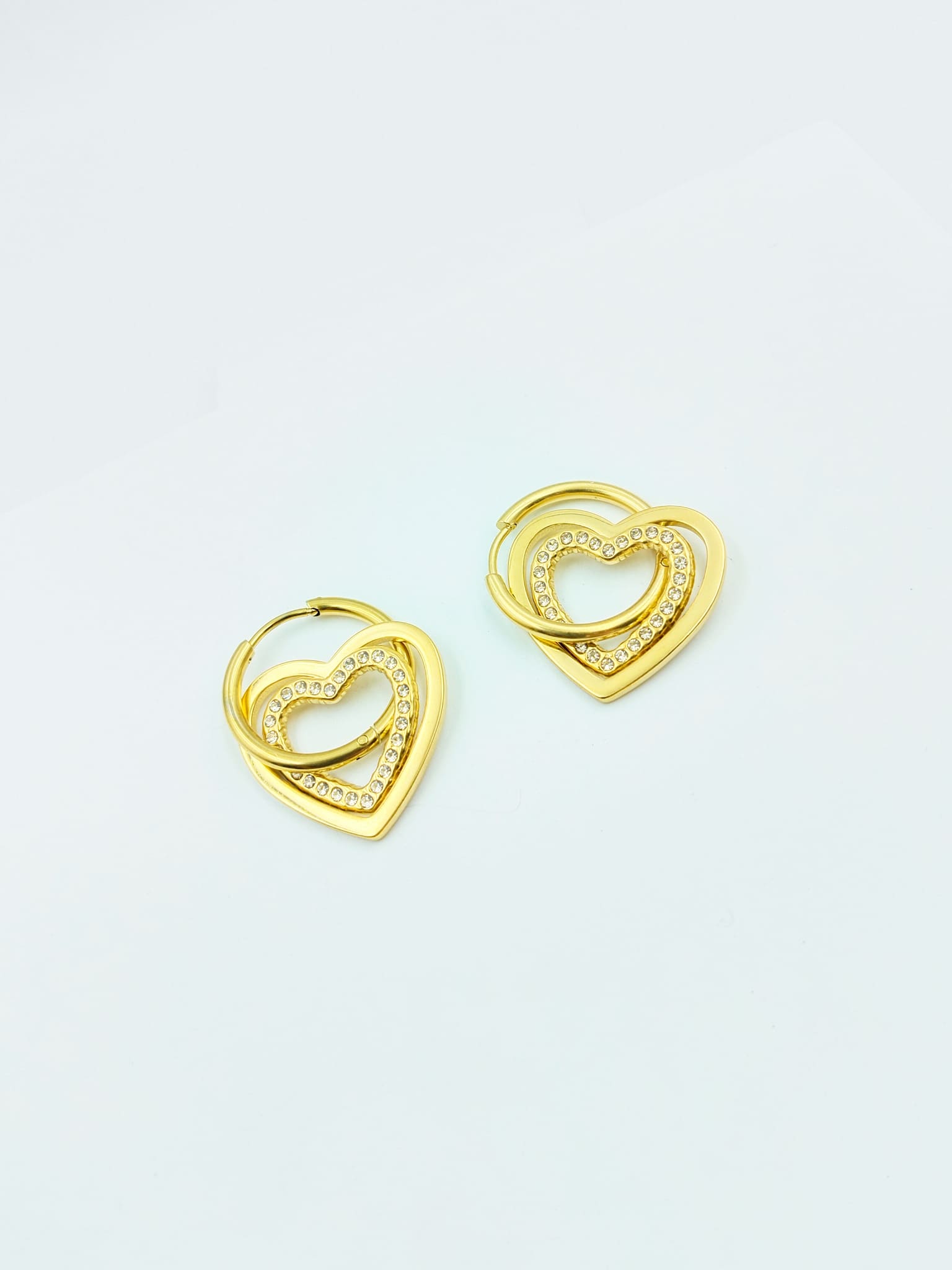 Love's Layers Convertible Hoops: Your 4-in-1 Heartfelt Style