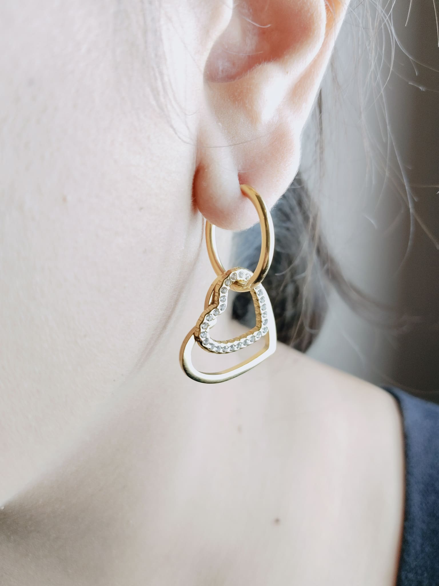 Love's Layers Convertible Hoops: Your 4-in-1 Heartfelt Style