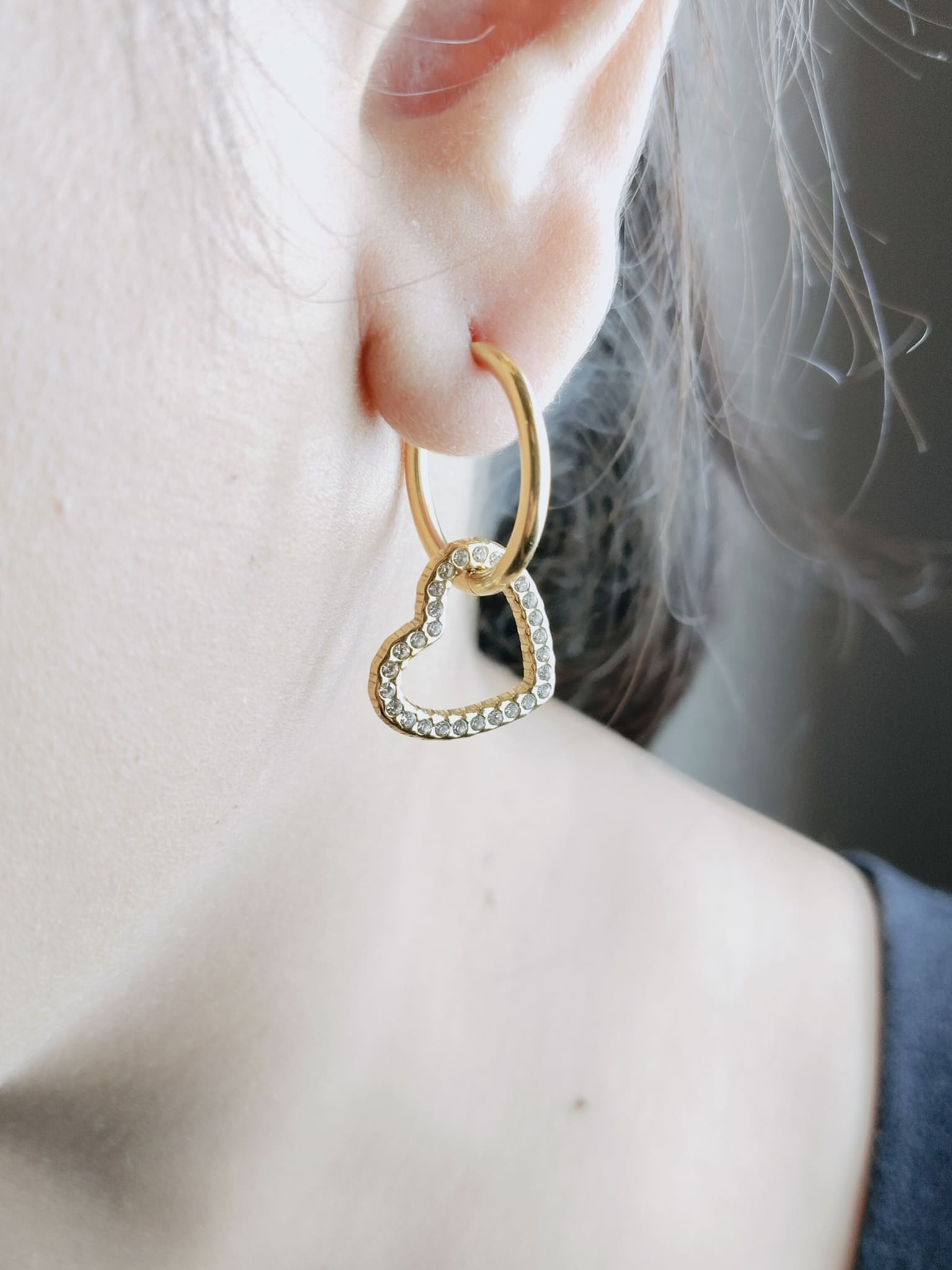Love's Layers Convertible Hoops: Your 4-in-1 Heartfelt Style