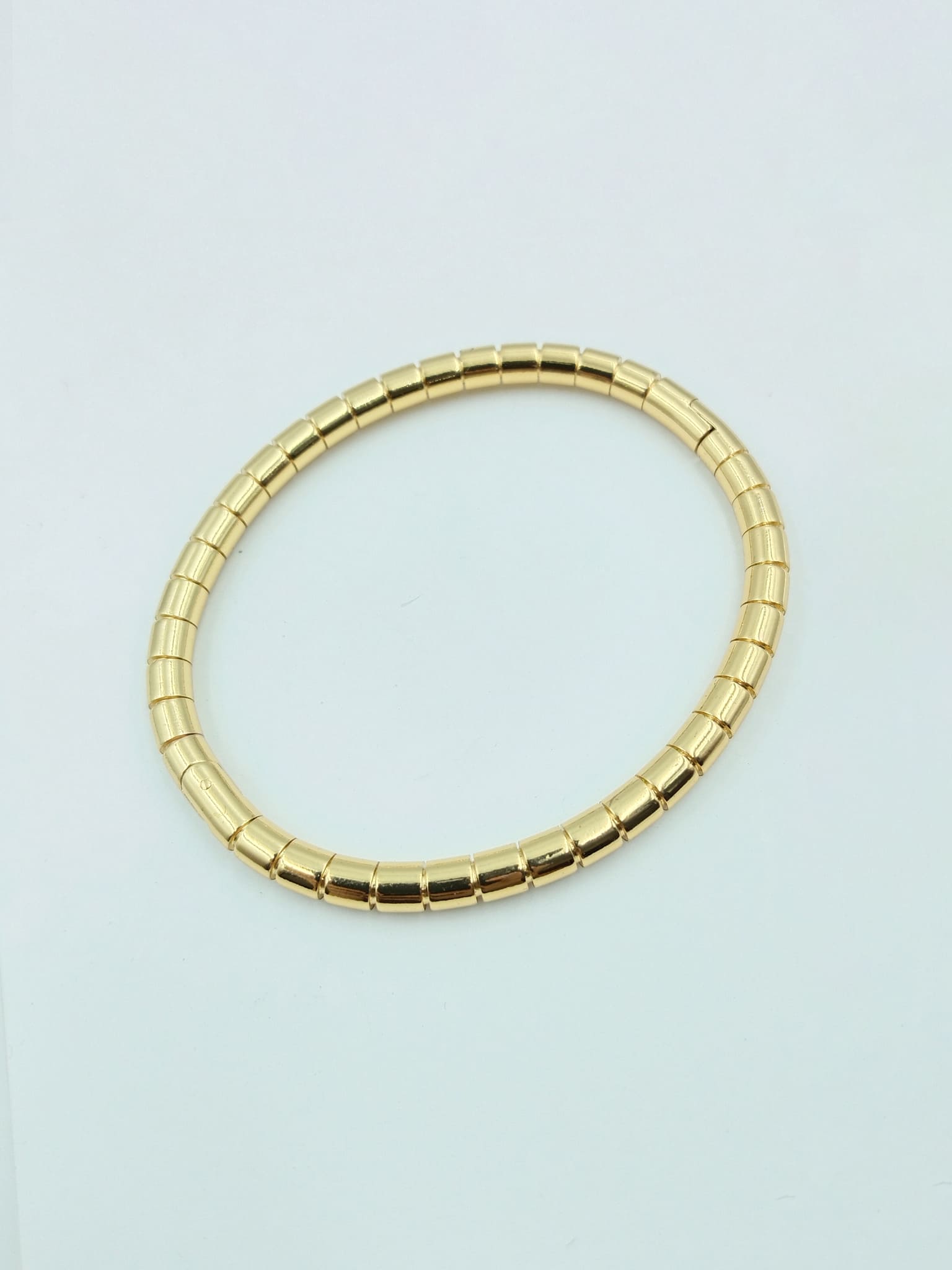 Modern Gold Bead Bracelet