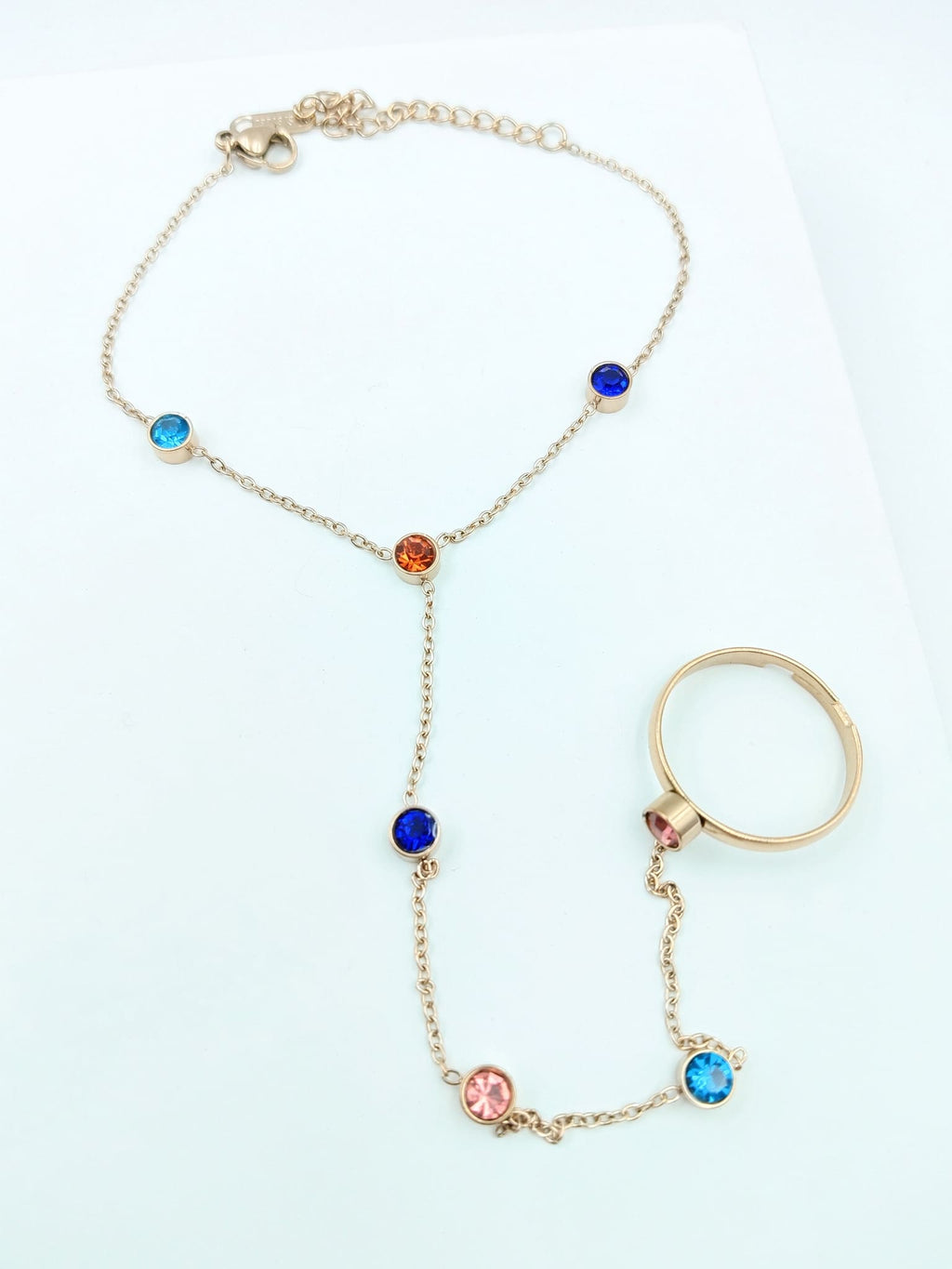 Rainbow Charm Hand Chain