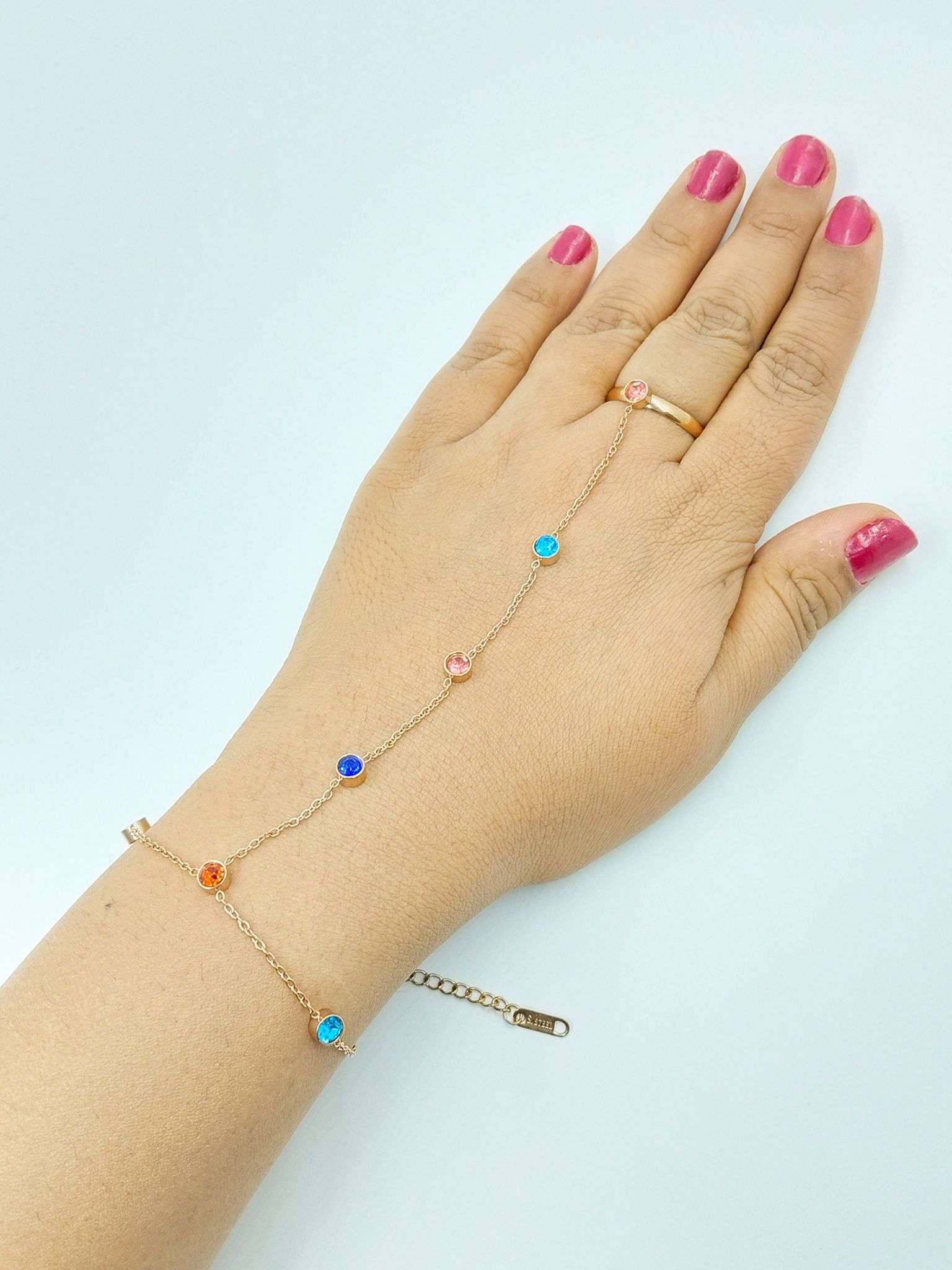 Rainbow Charm Hand Chain