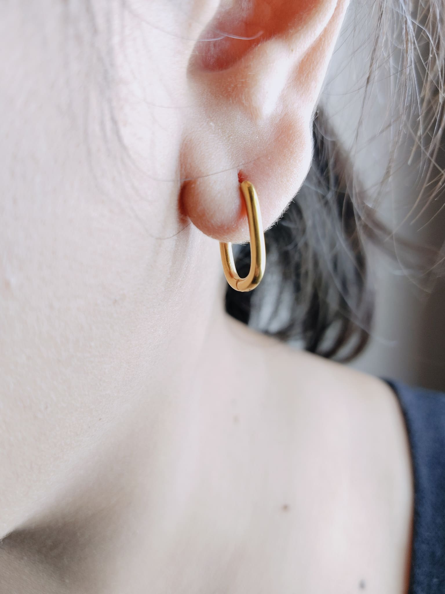 Rainbow Radiance Link Hoops